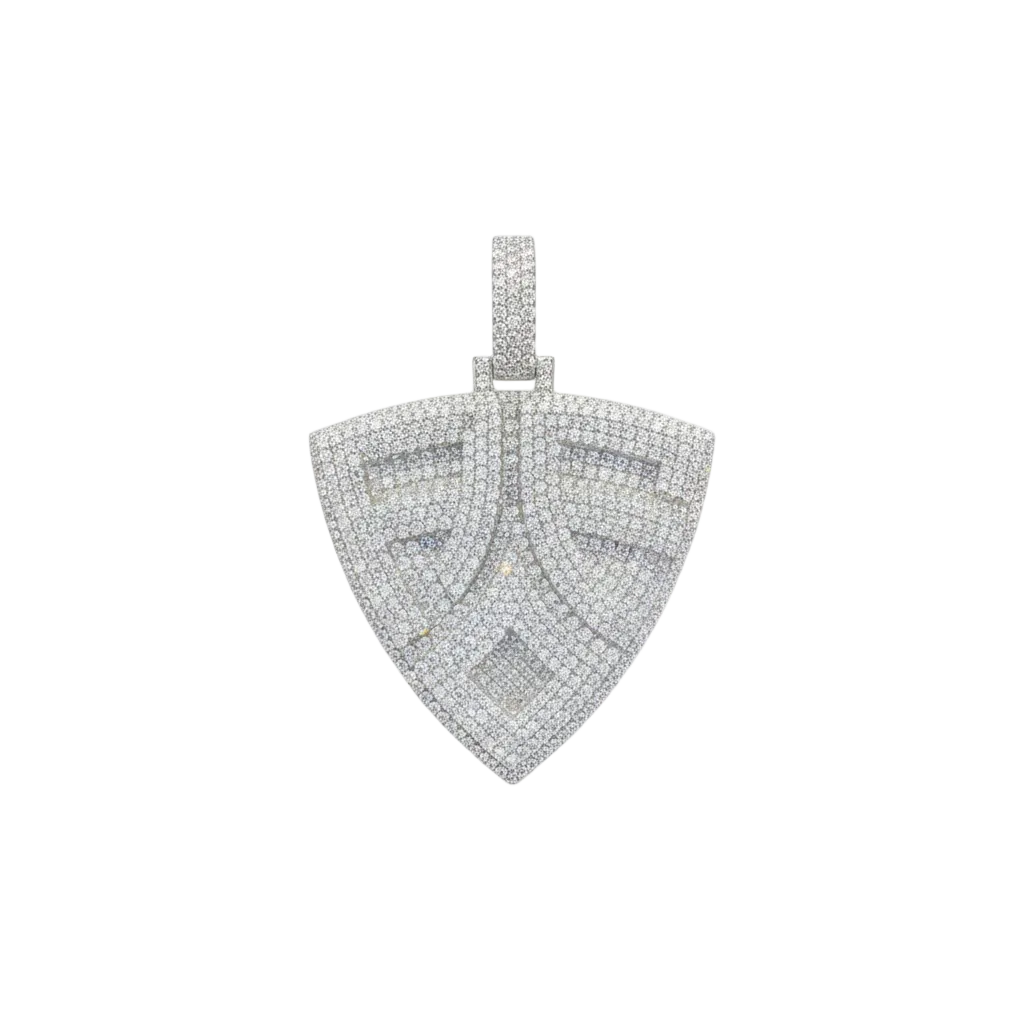VVS Moissanite Custom Pendant 14K solid Gold - 5.60 CTW