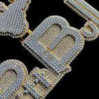 Diamond Pit Bull Pendant 14K solid Gold - 23.70 CTW
