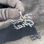 Custom Diamond Name Pendant VVS Personalized Jewelry - 2.17 CTW