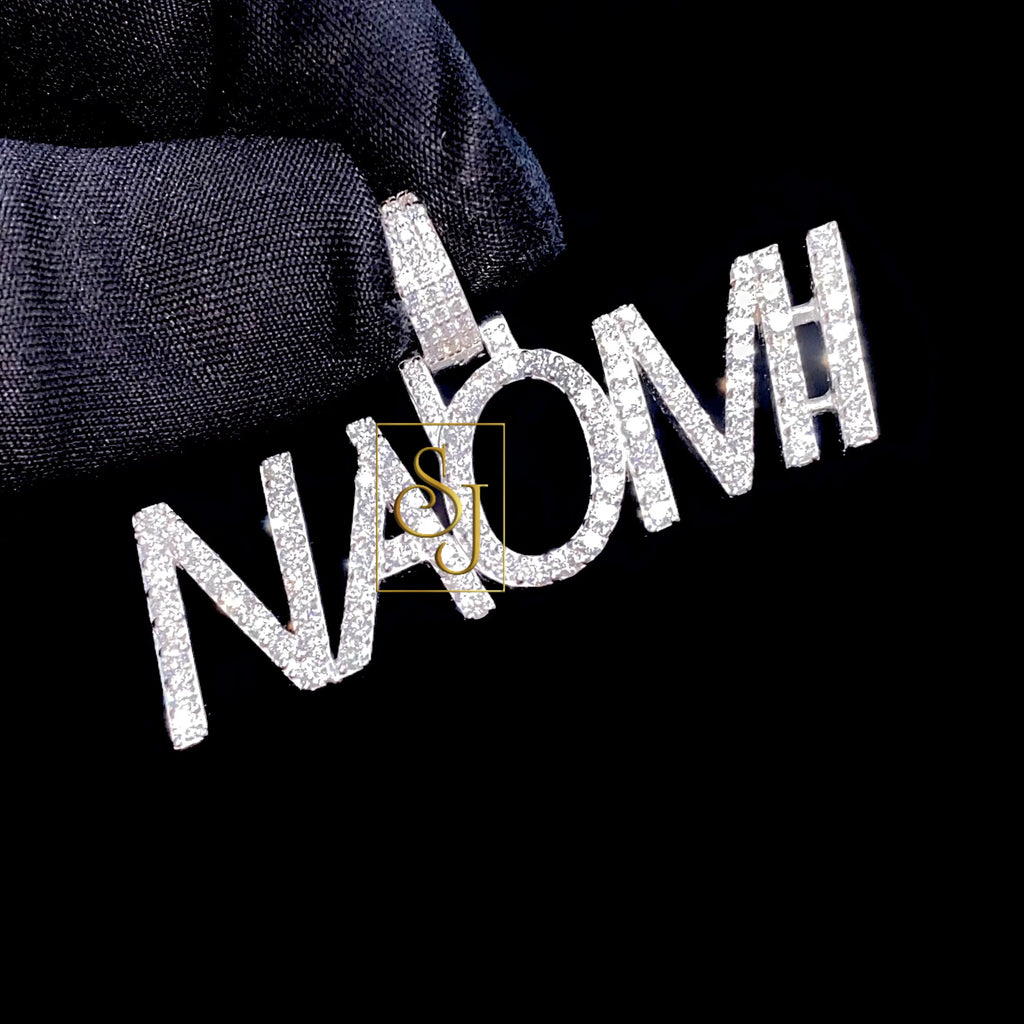 Custom Name Naomi Diamond Pendant - 2.76 CTW