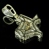 Custom Iced Out TEXAS Map VVS Charm Pendant