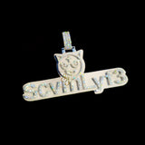 Custom VVS Letter Emoji  Diamond Handmade Pendant