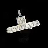 Custom VVS Letter Emoji Diamond Pendant - 2.12 CTW