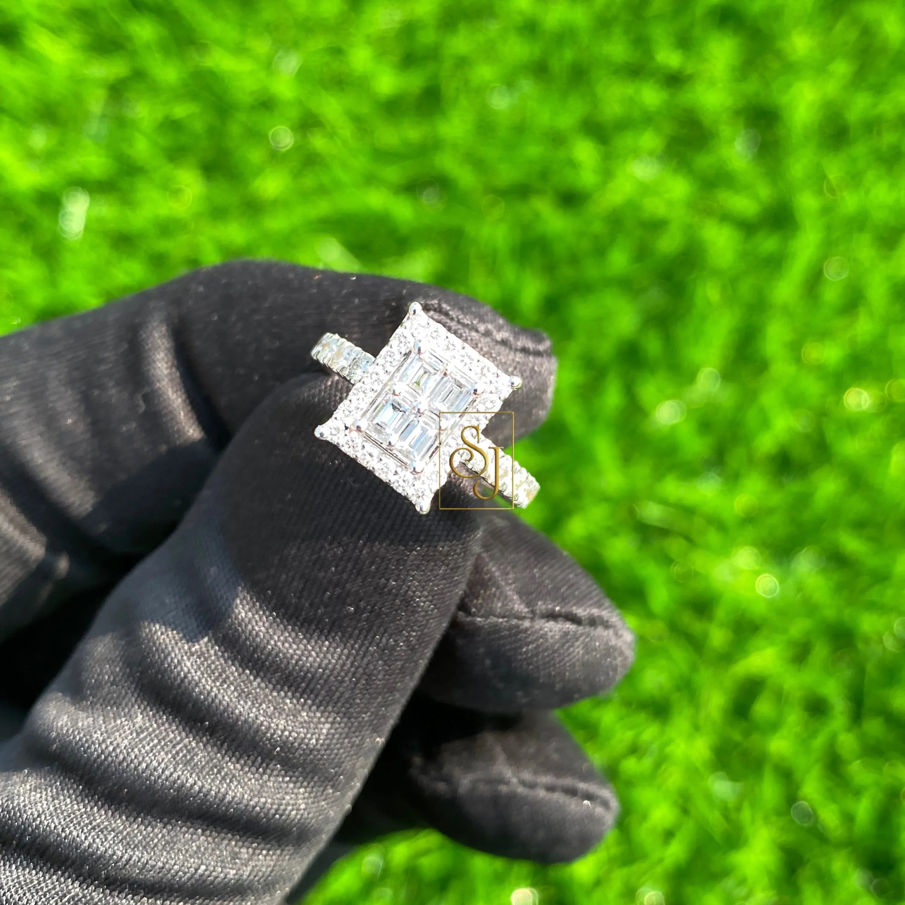 women's wedding Diamond Ring 14k Solid Gold