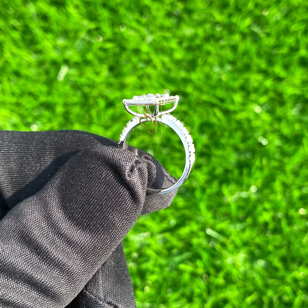 women's wedding Diamond Ring 14k Solid Gold