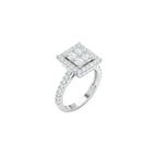women's wedding Diamond Ring 14k Solid Gold