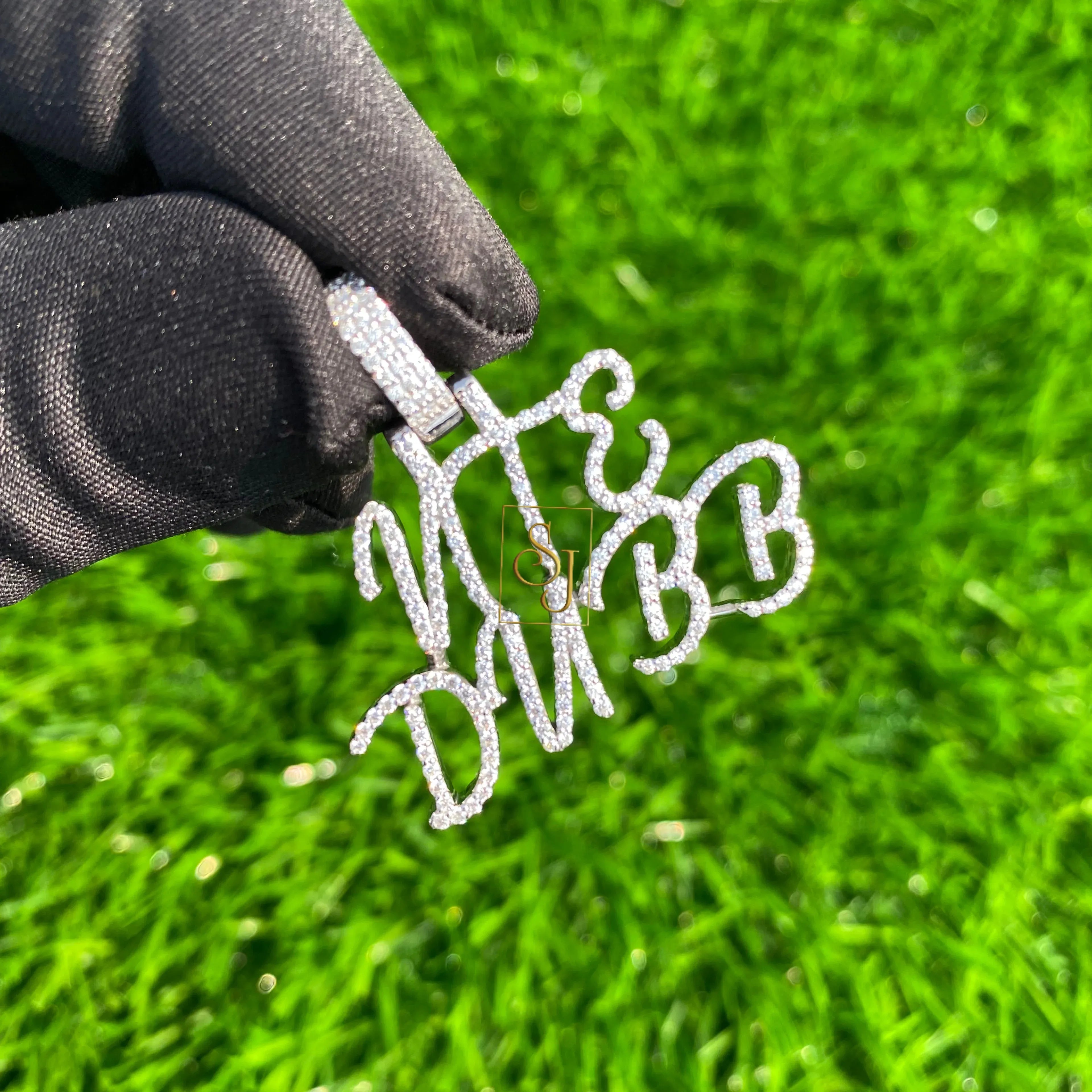 Custom Letter VVS Diamond Pendant - 1.09 CTW
