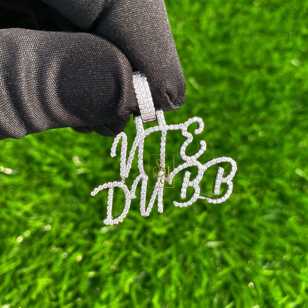 Custom Letter VVS Diamond Pendant - 1.09 CTW