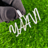 Custom Iced Out "YAAVI" Name Unisex VVS Moissanite Diamond Pendant for Gift