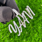 Custom Unisex Diamond Name Pendant YAAVI Charm - 2.78 CTW