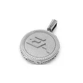 Custom EA Sports Pendant 10K Solid Gold - 21.69 CTW