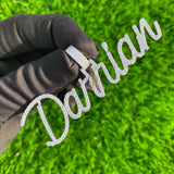Customized "DARRIAN" Letter Name Necklace Iced Out Charm Diamond Pendant