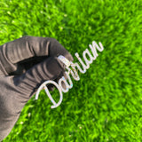 Customized "DARRIAN" Letter Name Necklace Iced Out Charm Diamond Pendant