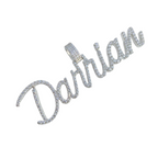 Customized DARRIAN Letter Diamond iced out Pendant - 4.06 CTW