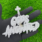 Custom God's Anointed Letter Hip-Hop Diamond Pendant -19.88 CTW