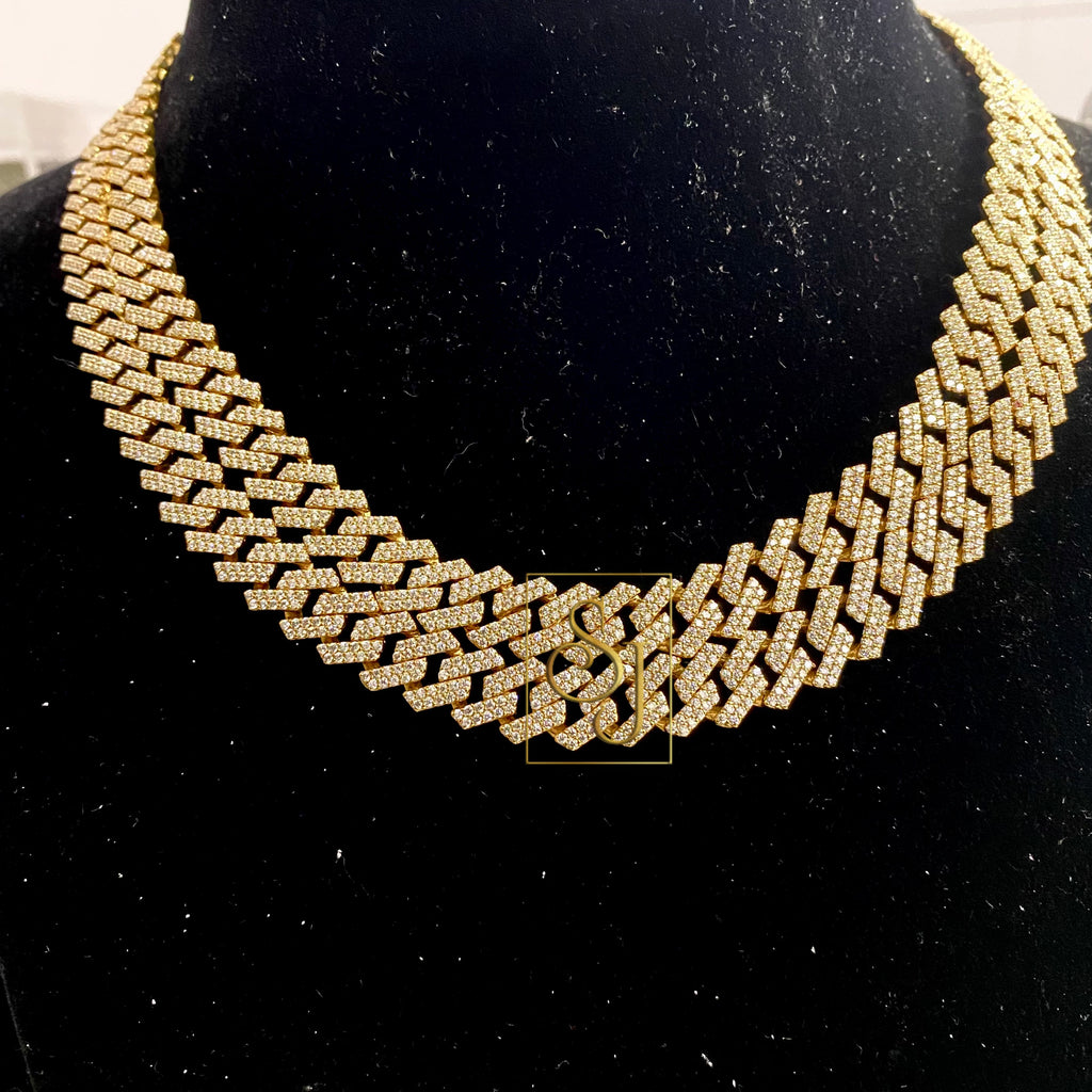 14MM Classic Icy VVS Cuban Link Chain for Men