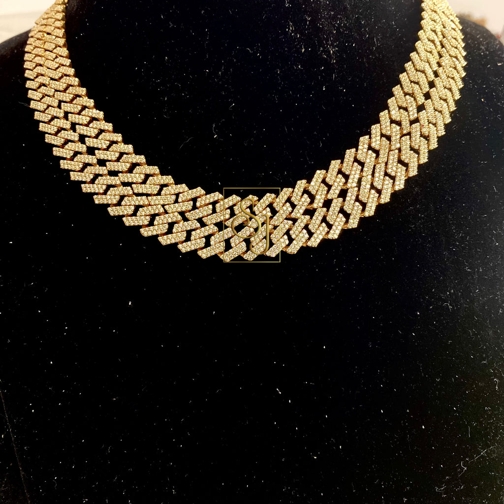 14MM Classic Icy VVS Cuban Link Chain for Men