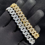 Men's 10MM VVS Iced Out Hip Hop Premium Cuban Bracelet