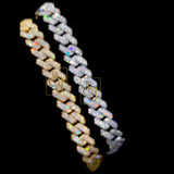 Men's 10MM VVS Iced Out Hip Hop Premium Cuban Bracelet