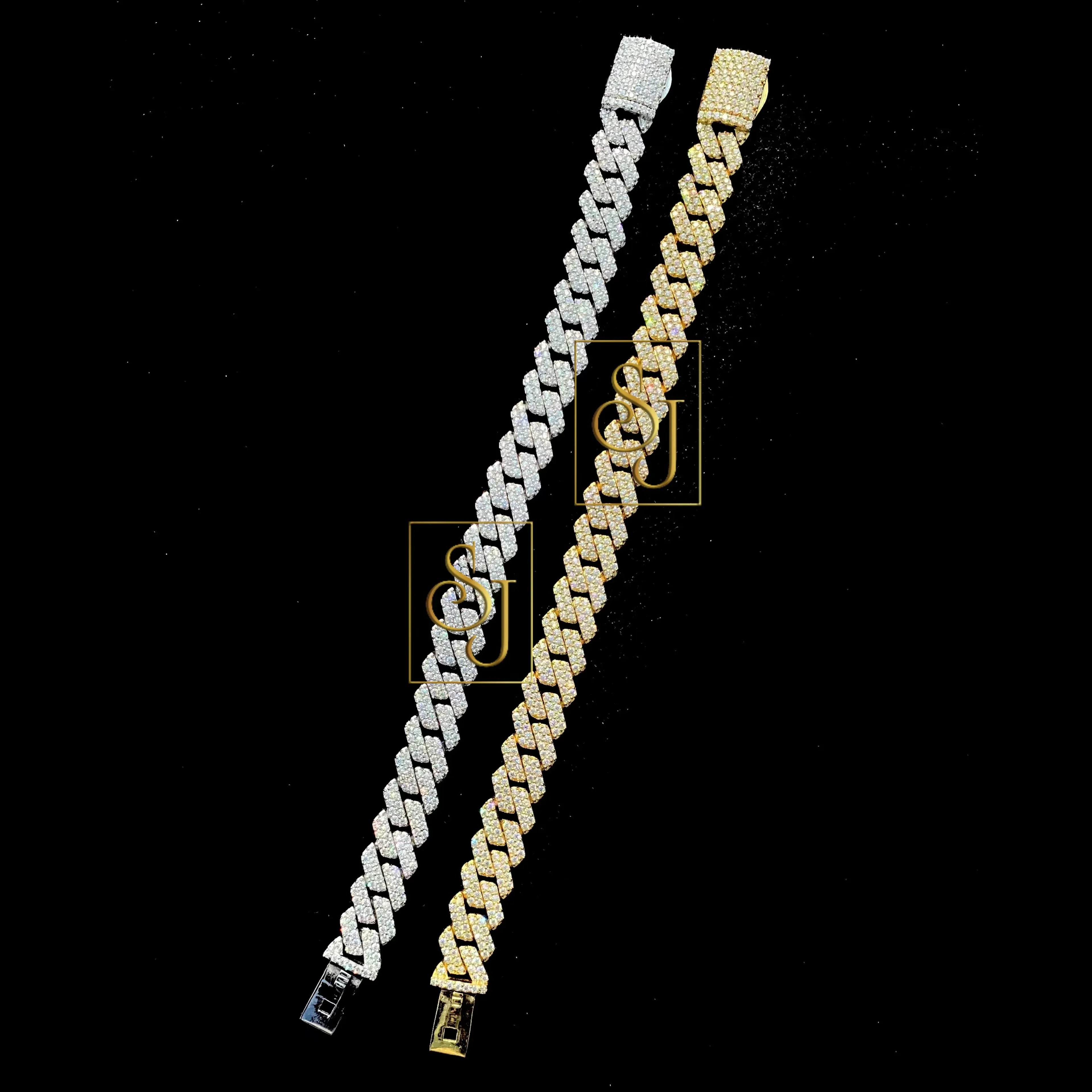 Men's 10MM VVS Diamond Cuban Link Bracelet