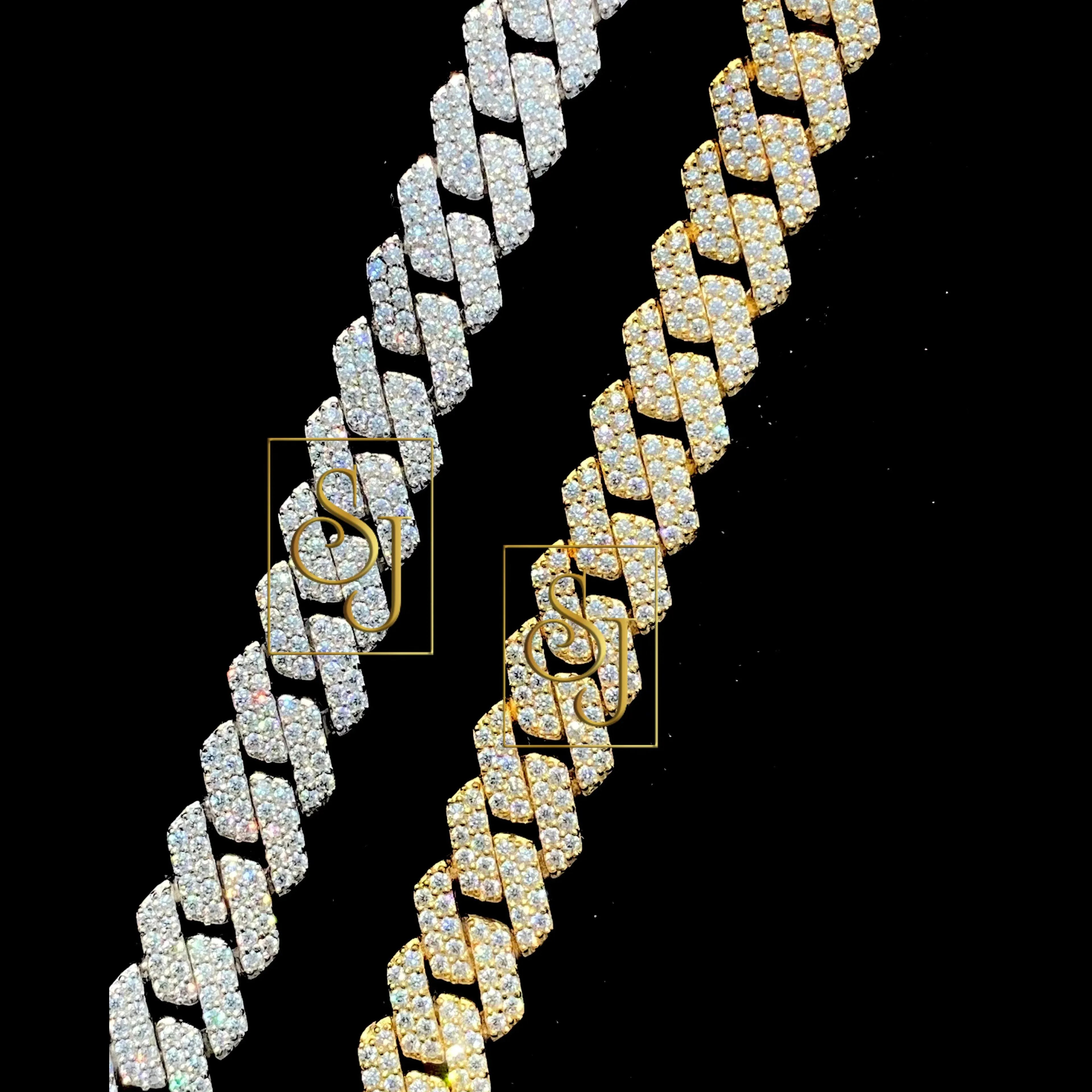 Men's 10MM VVS Diamond Cuban Link Bracelet