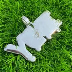 Custom IDDY Letter Water Drop iced-out Diamond Pendant - 15.76 CTW