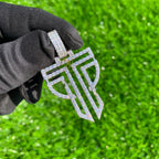 VVS Custom TP Logo Statement Diamond Pendant - 3.04 CTW