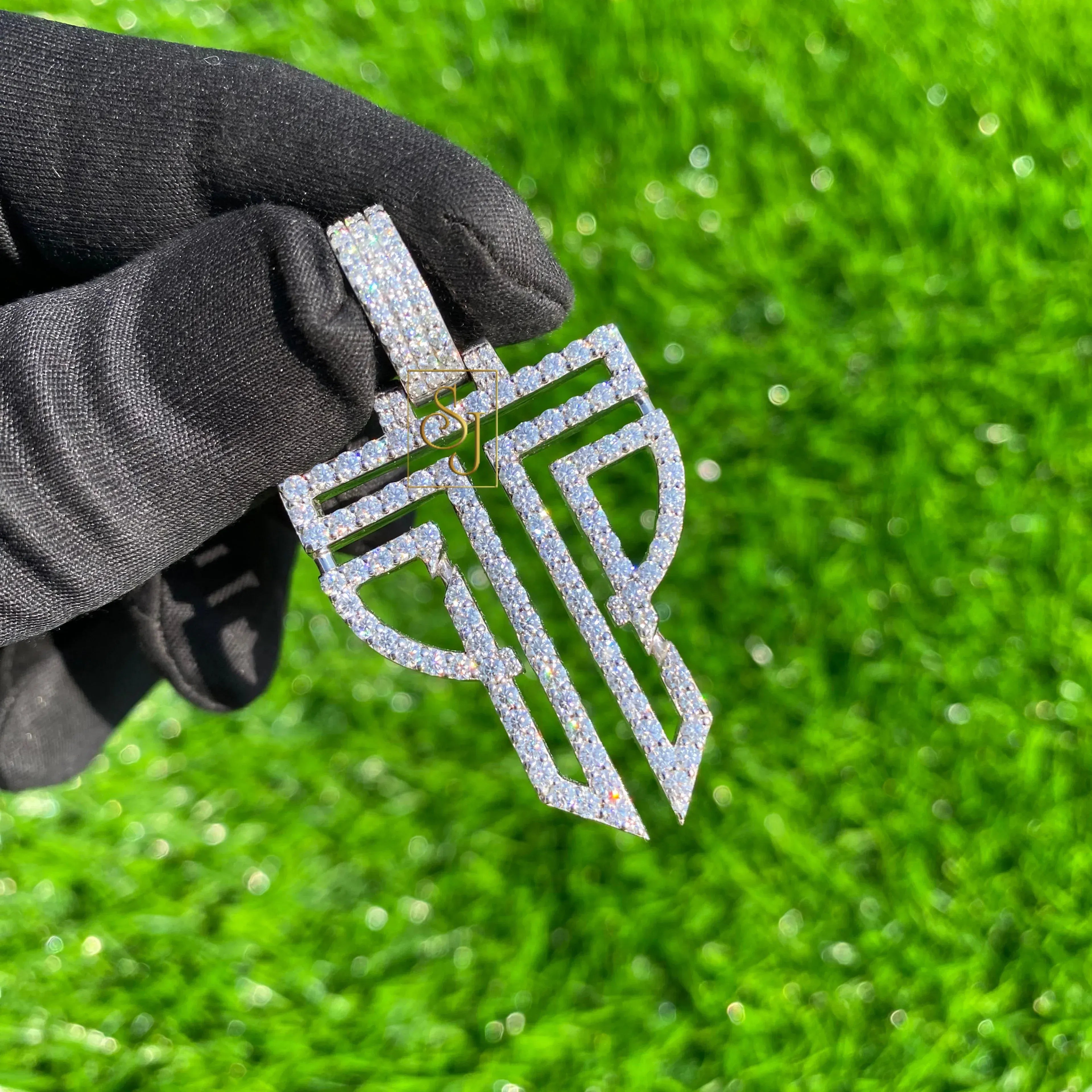 VVS Custom TP Logo Statement Diamond Pendant - 3.04 CTW