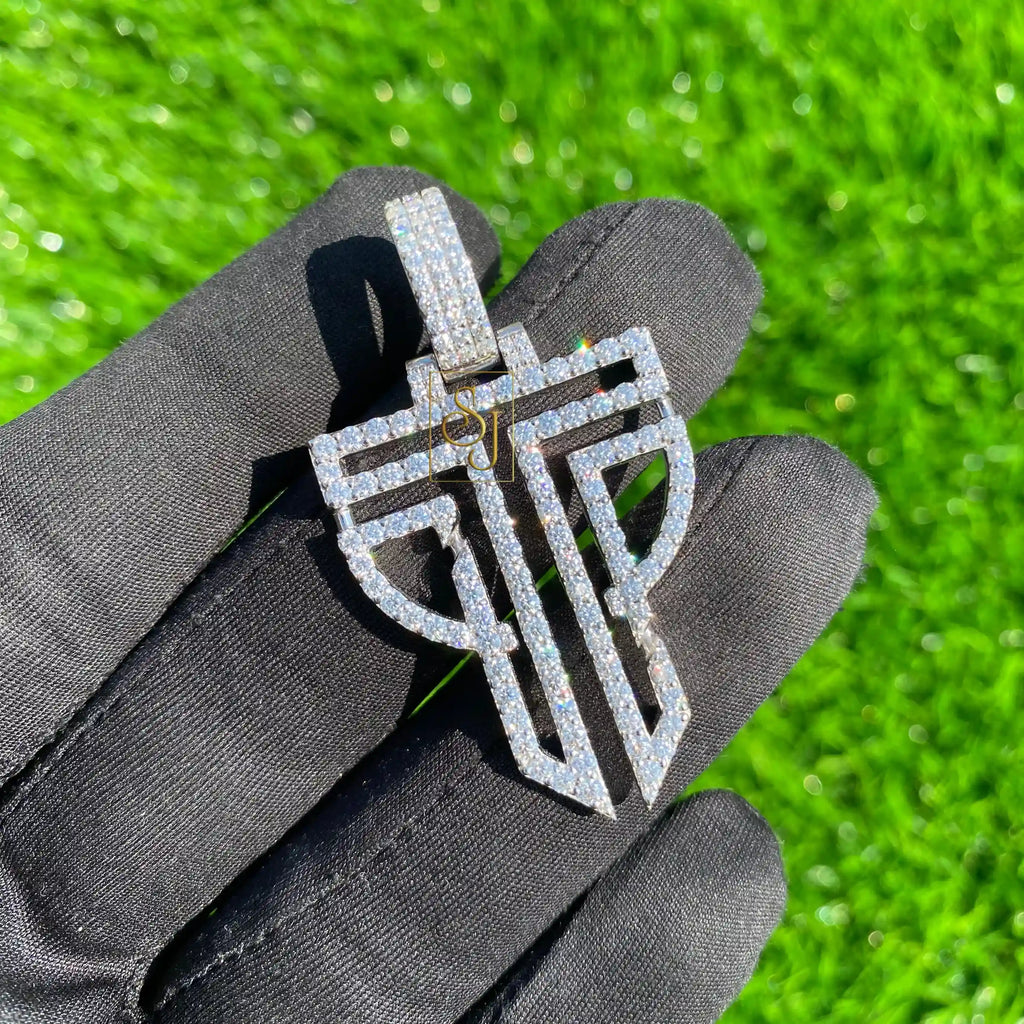 VVS Custom TP Logo Statement Diamond Pendant - 3.04 CTW