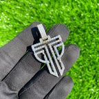 VVS Custom TP Logo Statement Diamond Pendant - 3.04 CTW