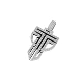 Iced Out VVS Custom TP Logo Statement Diamond Pendant