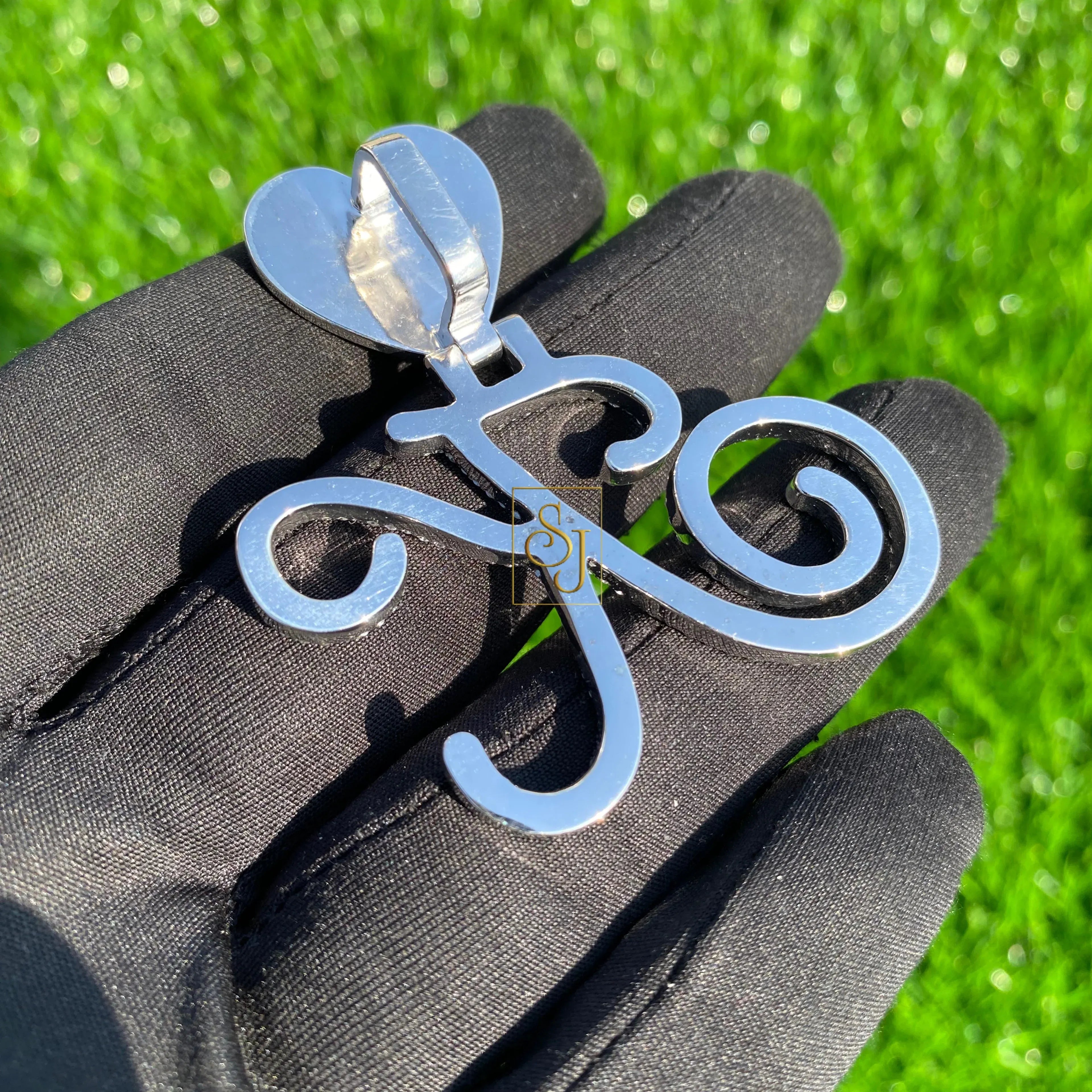 Custom Letter "K" Diamond Pendant - 4.71 CTW
