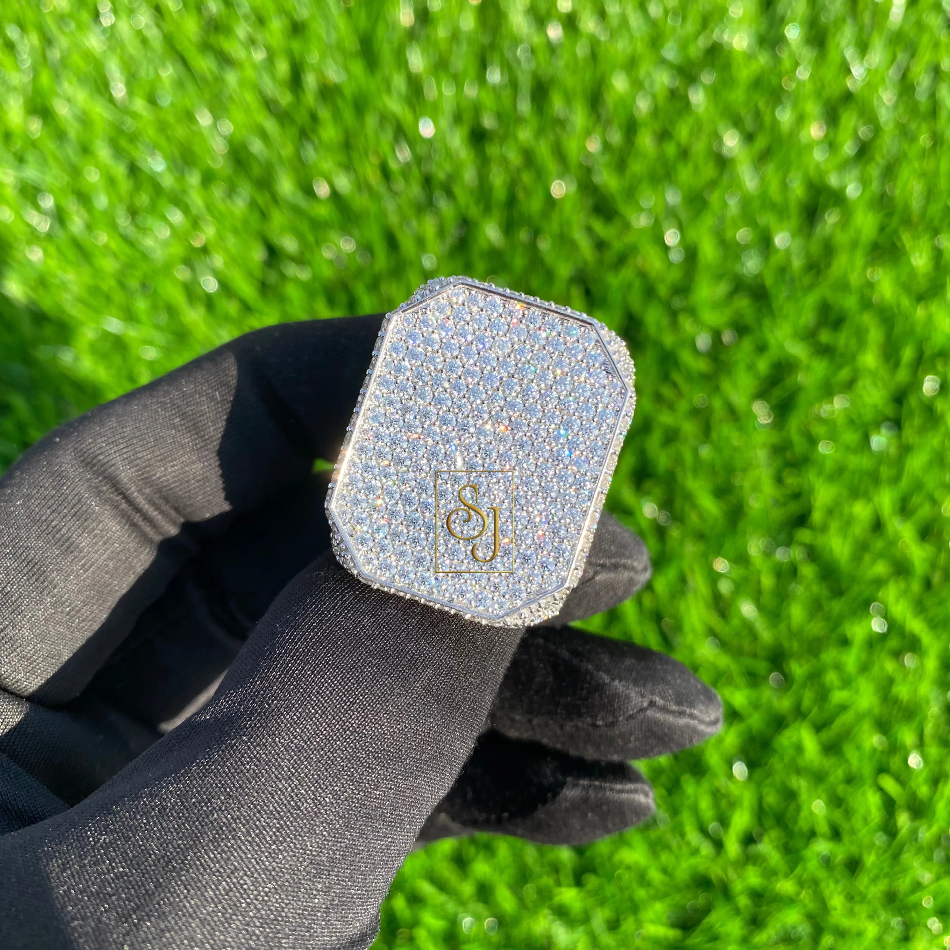 Men’s Diamond Ring 14k Solid Gold