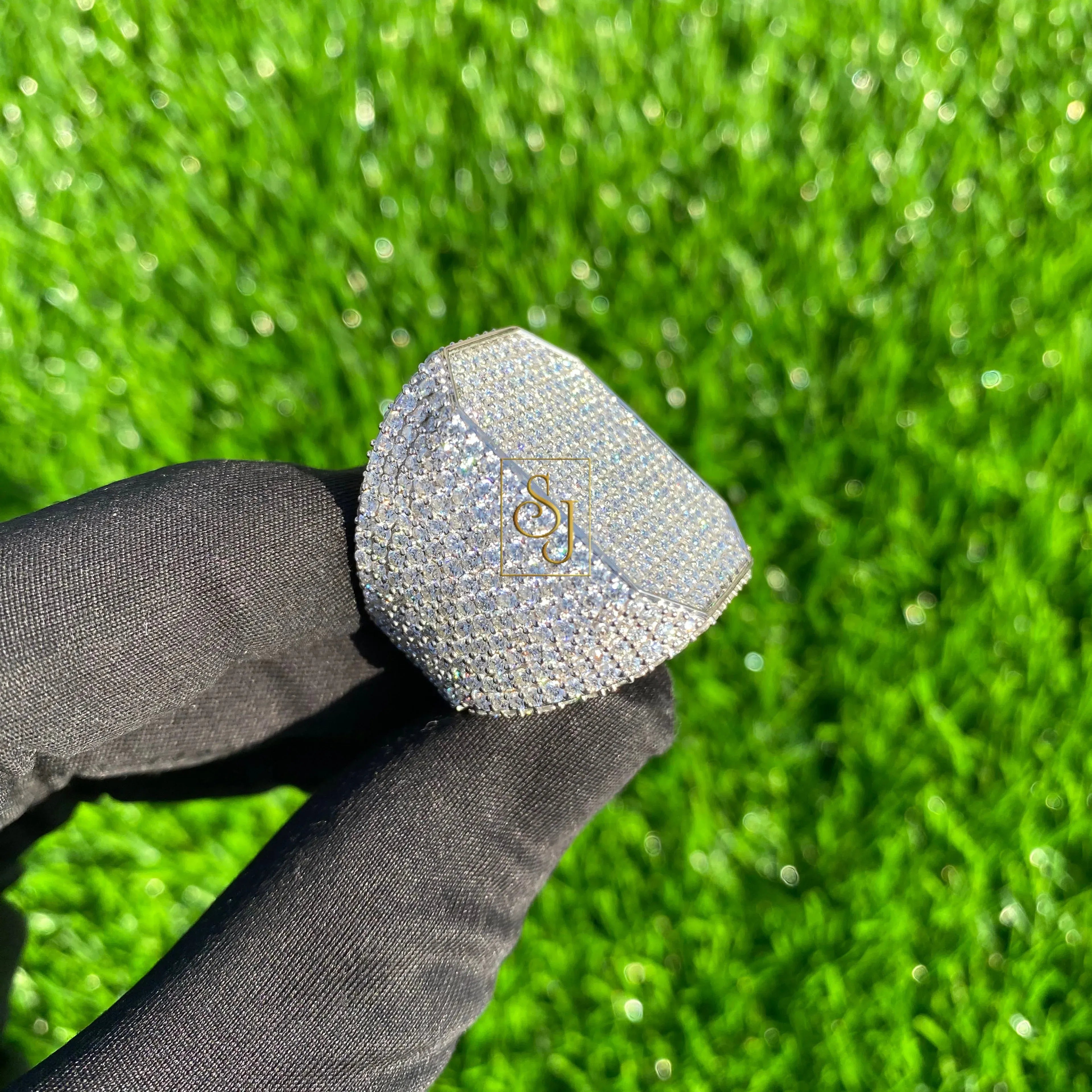 Men’s Diamond Ring 14k Solid Gold