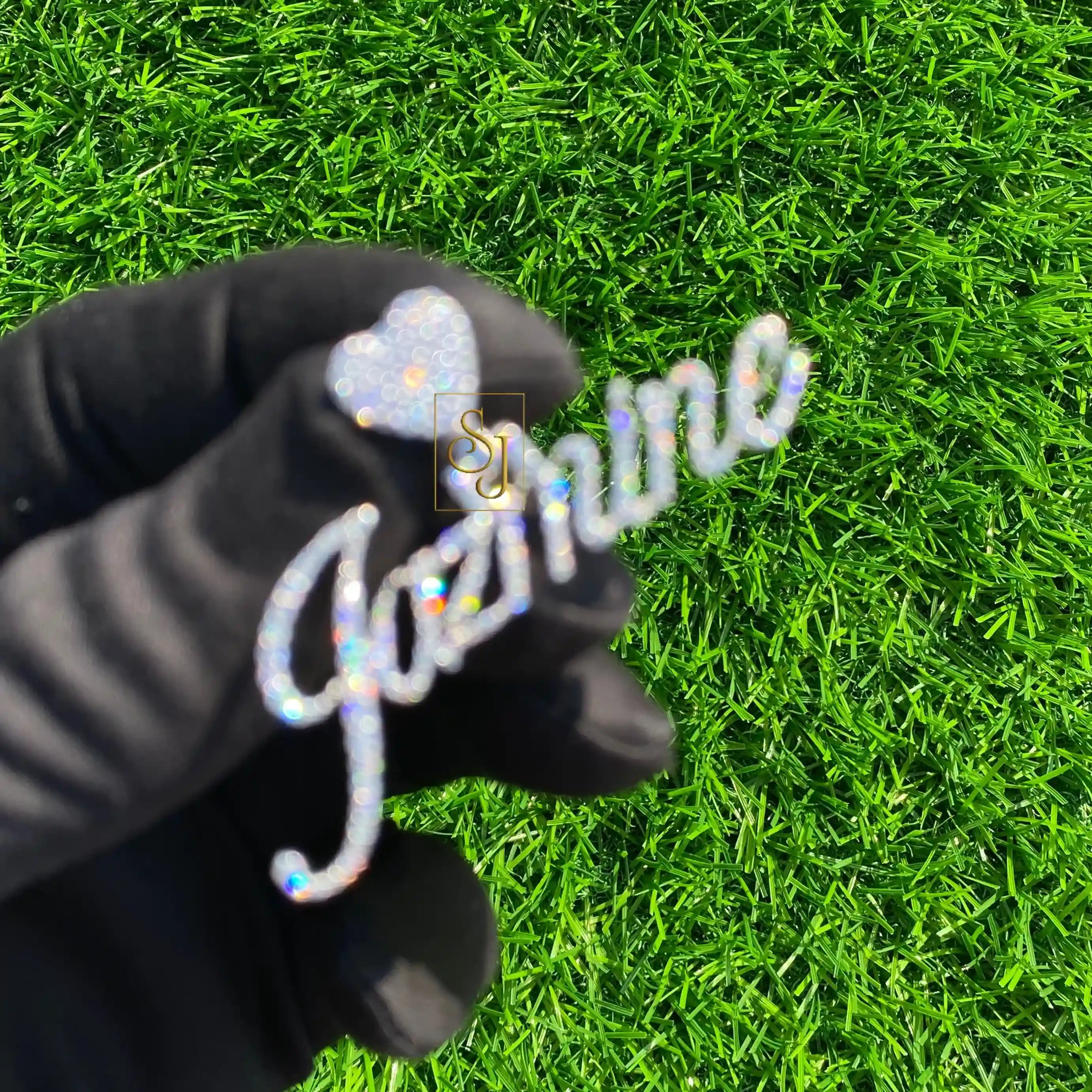Custom Name Letter Diamond Pendant - 1.20 CTW