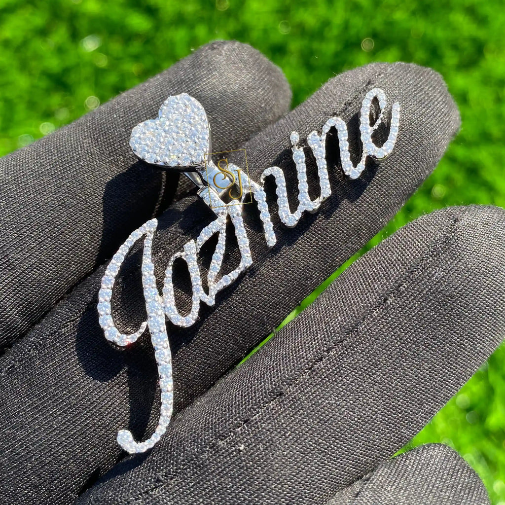 Custom Name Letter Diamond Pendant - 1.20 CTW