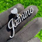 Custom Name Letter Diamond Pendant - 1.20 CTW
