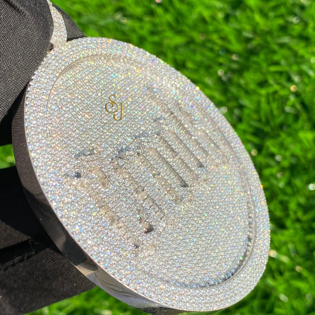 Custom Hip Hop Diamond Pendant Round - 16.6 CTW