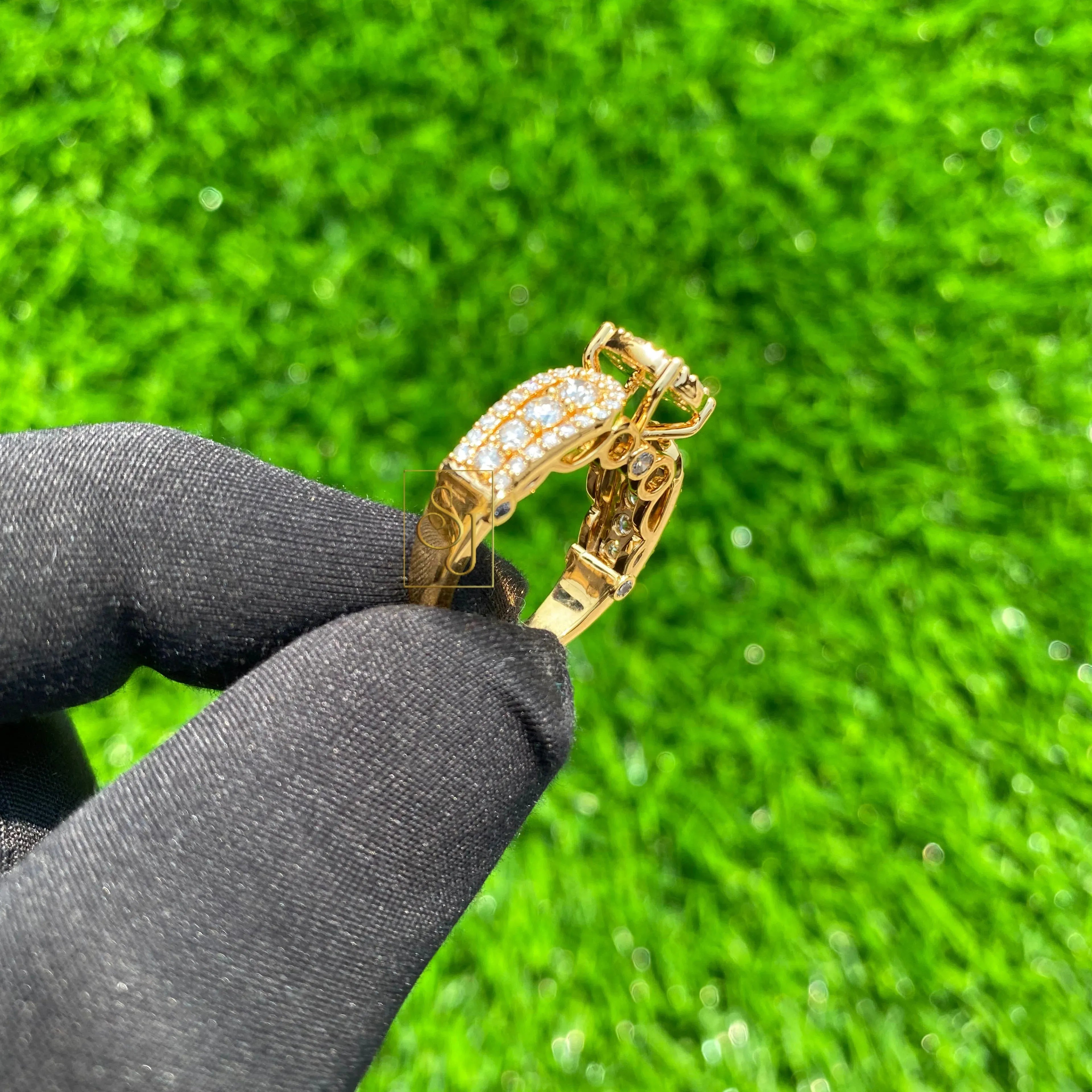 Diamond Ring 14k Solid Gold