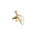 Fancy 14K Gold Premium Hair Dryer Pendant for Women
