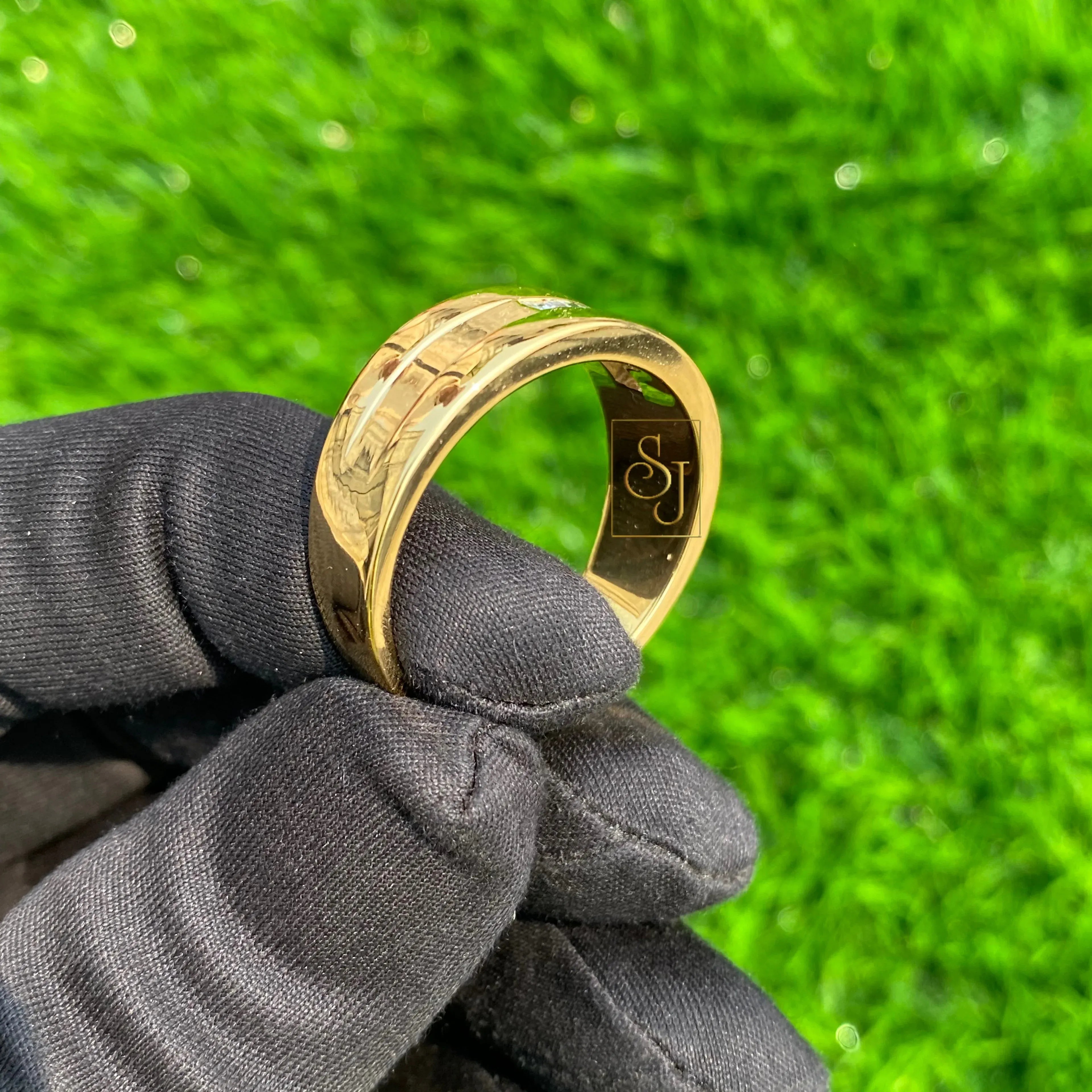 Men’s Diamond Ring 10k Solid Gold