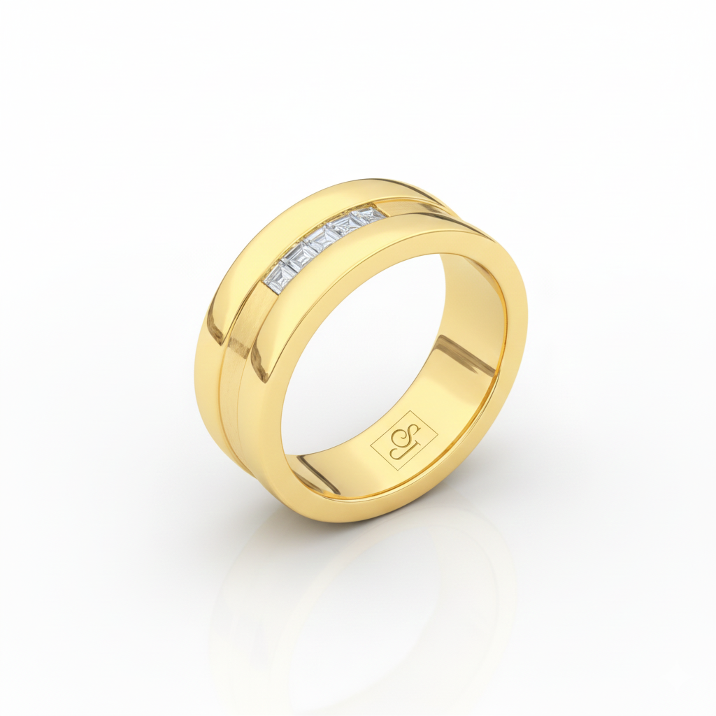 Men’s Diamond Ring 10k Solid Gold