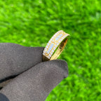 14k solid Gold Baguette Wedding Ring