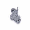 Custom "DEE" Letter Diamond Pendant - 12.18 CTW