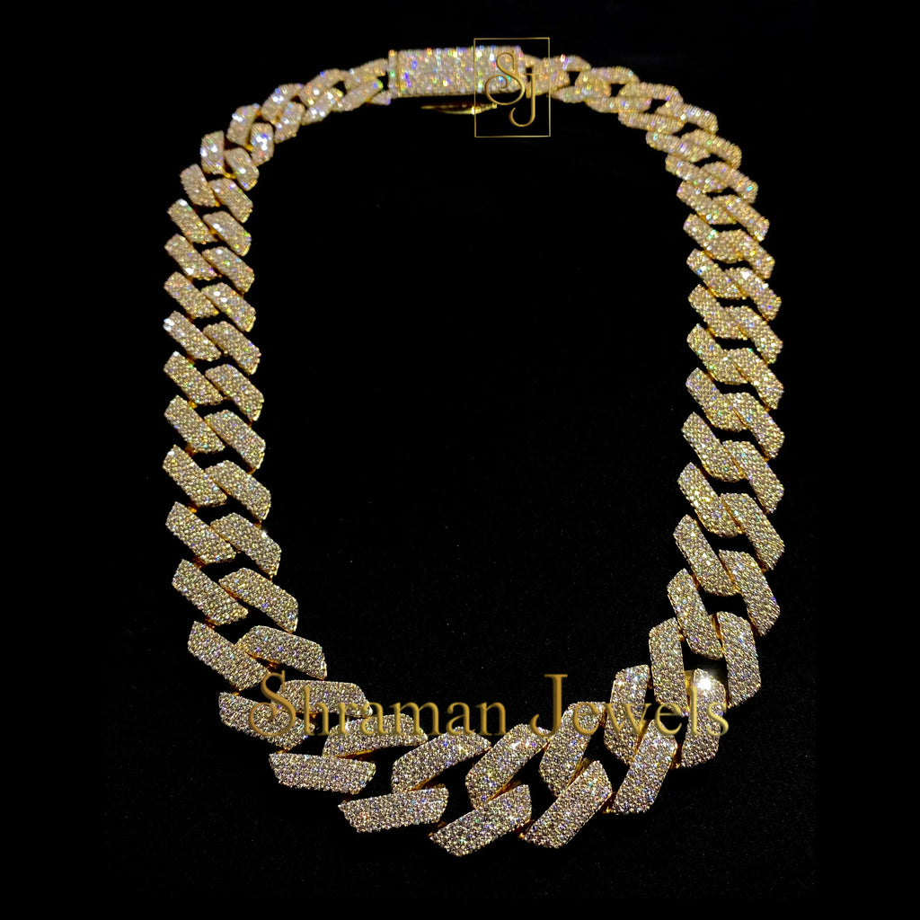 20MM Premium Iced Out Real VVS Cuban Chain for Men