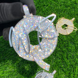Premium Iced Out Custom "WR" VVS Round Pendant