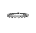 Luxury 10MM VVS Baguette Heart Tennis Bracelet: Unisex Diamond Elegance