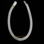 Premium 15.5 MM Iced Out Real VVS Diamond Cuban Link Chain