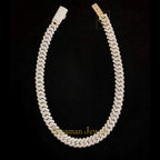 Premium 15.5 MM Iced Out Real VVS Diamond Cuban Link Chain