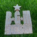 Custom Letter BGM Diamond Pendant - 41.76 CTW